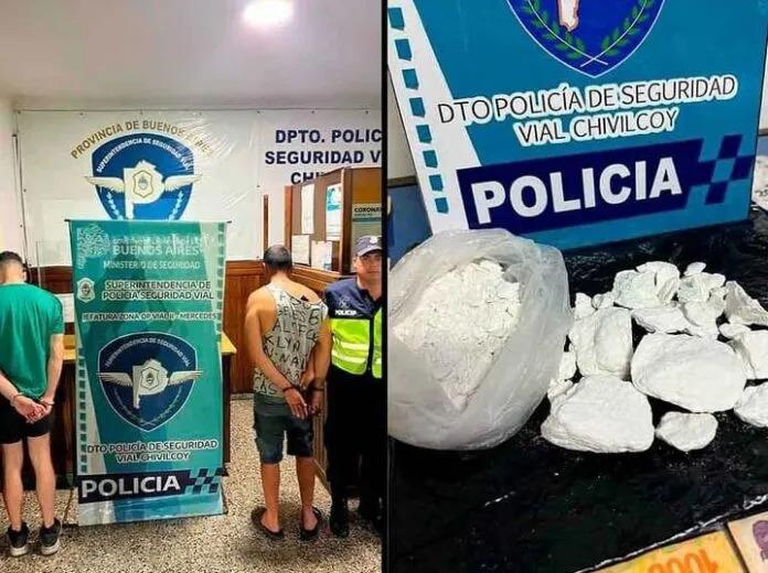 Querían ingresar medio kilo de Cocaína a Chivilcoy y fueron detenidos